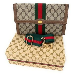 Gucci Ophidia Clutch Bag Crossbody Flap Clutch Bag Vintage